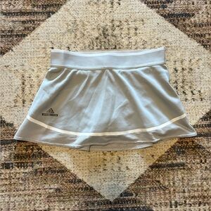 Adidas By Stella Mccartney Grey White Mesh Tennis Skort Small